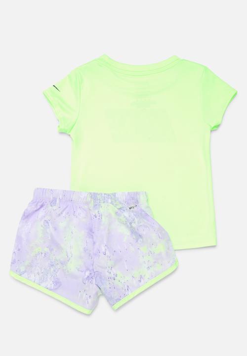 Nike - Nkg dri-fit tee & sprinter set - nike barely grape