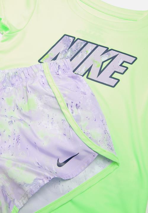 Nike - Nkg dri-fit tee & sprinter set - nike barely grape