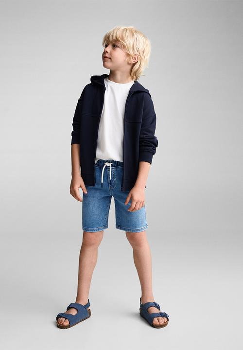 MANGO - Bermuda shorts comfy - open blue