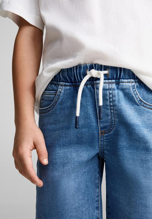 MANGO - Bermuda shorts comfy - open blue