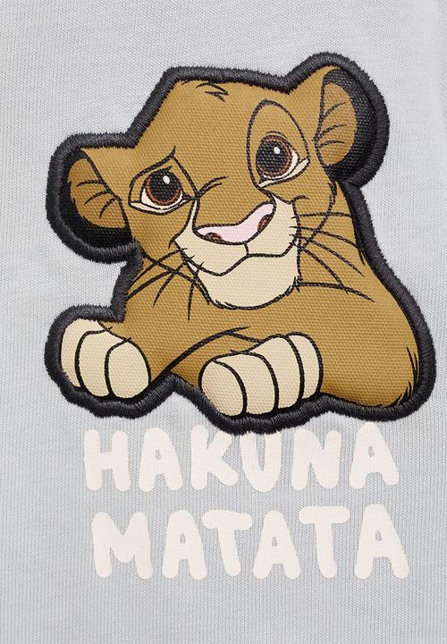 MANGO - T-shirt hakuna - light pastel blue