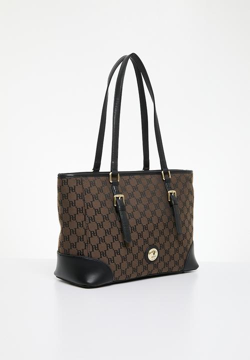 POLO - Premier tote bag - black & brown
