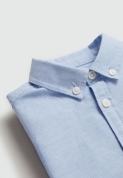MANGO - Shirt oxfordb - light pastel blue