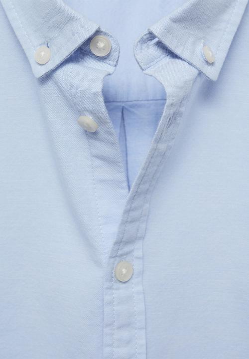 MANGO - Shirt oxford - light pastel blue