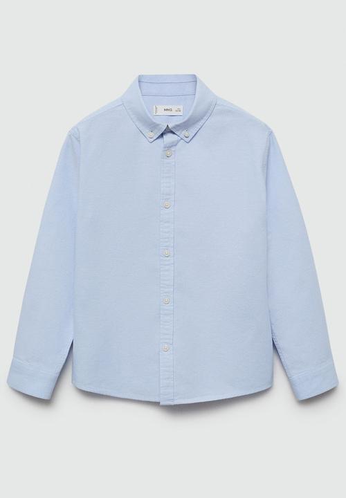 MANGO - Shirt oxford - light pastel blue