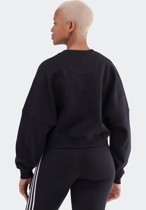 adidas Originals - Plus Ess Crew Fl W - Black