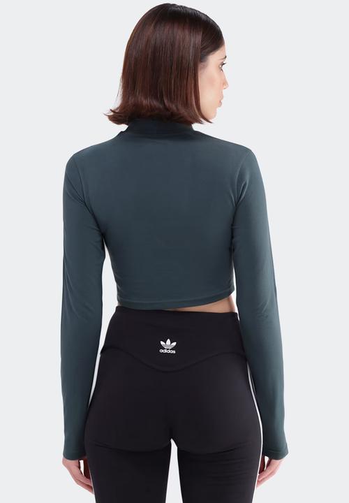 adidas Originals - 3S Cropped Ls W - Mineral Green