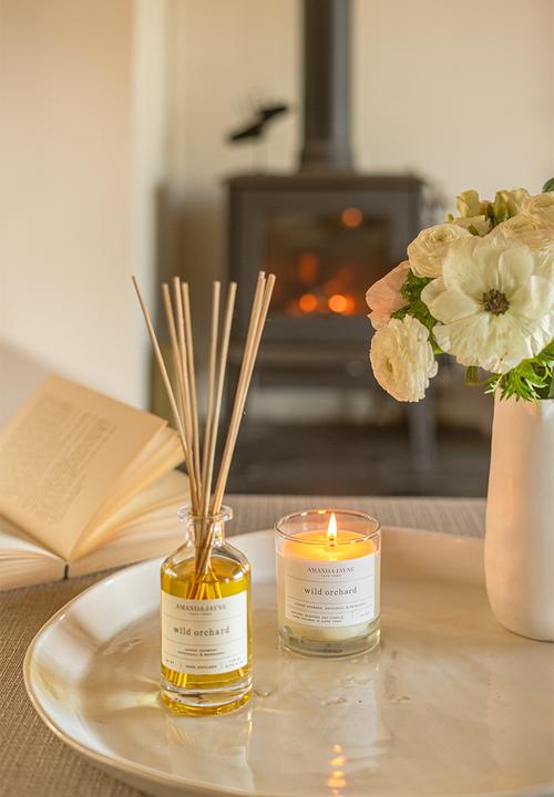 Amanda Jayne - Glass collection candle - wild orchard