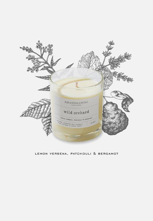 Amanda Jayne - Glass collection candle - wild orchard