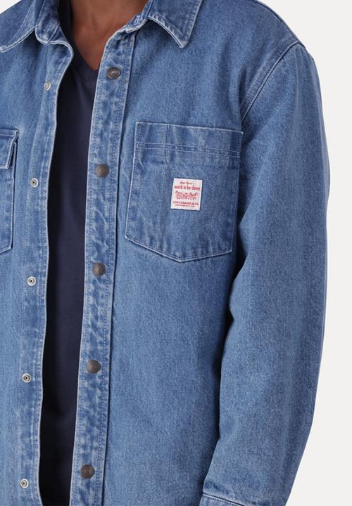 Levi’s® - Telegraph overshirt za get involved - blue