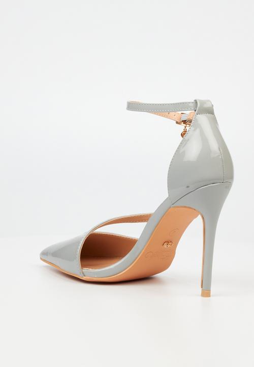 Miss Black - Lola 30 ankle strap - grey