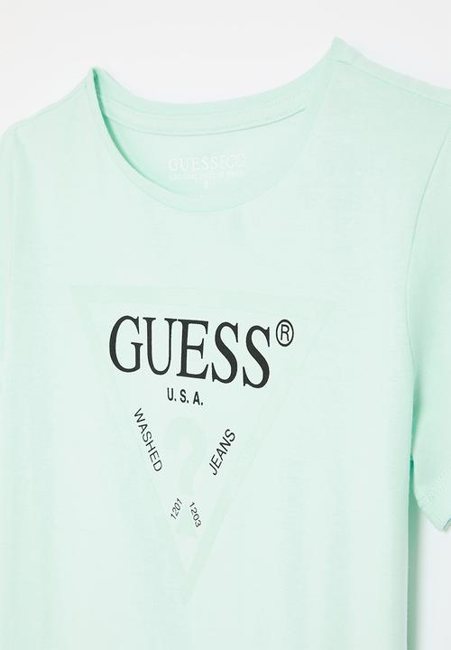 GUESS - Short sleeve T-shirt core - caribbean holiday
