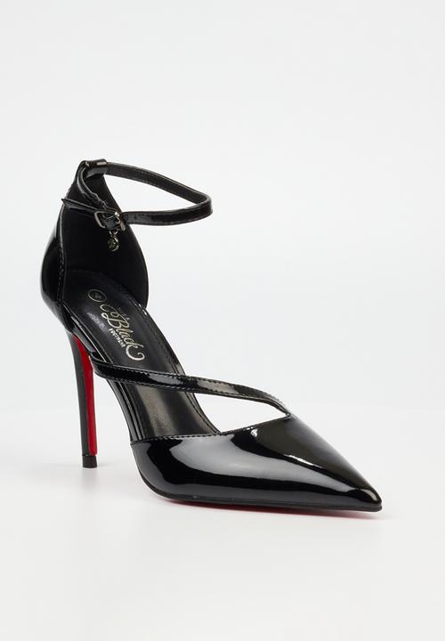 Miss Black - Lola 30 ankle strap - black