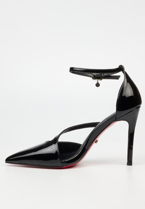 Miss Black - Lola 30 ankle strap - black