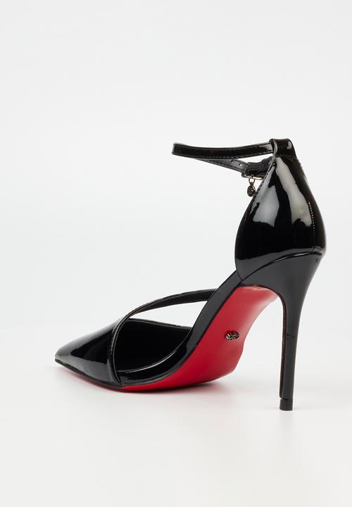 Miss Black - Lola 30 ankle strap - black