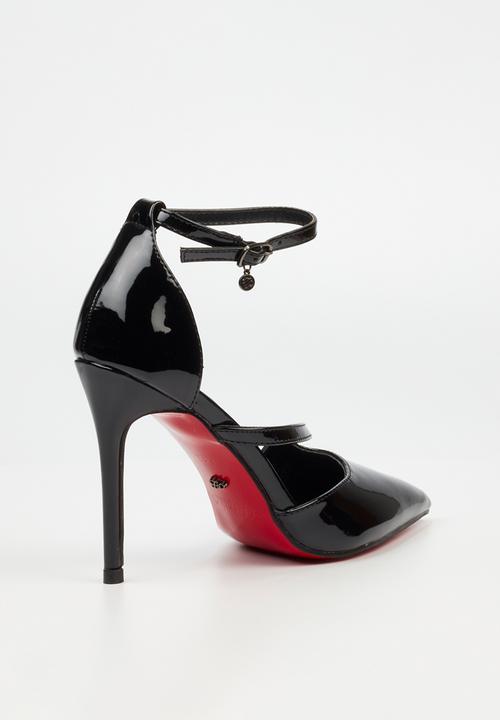 Miss Black - Lola 30 ankle strap - black