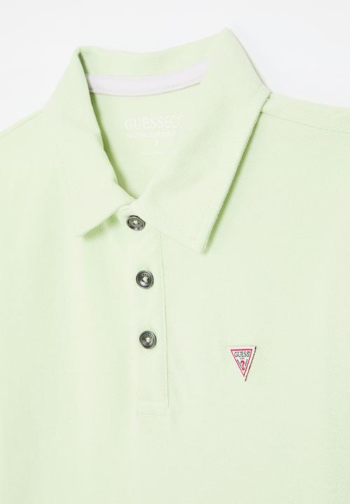 GUESS - Short sleeve polo - pistachio nut