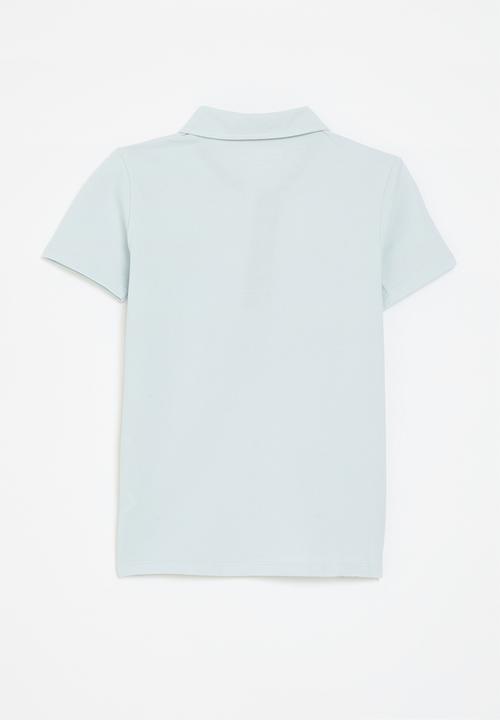 GUESS - Short sleeve polo - astral pale blue