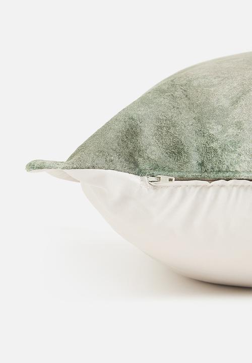 Grey Gardens - Savannah hide cushion cover - moss