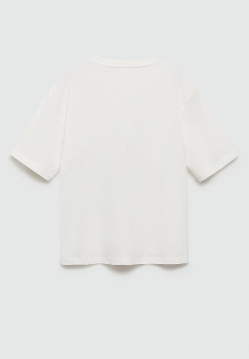 MANGO - T-shirt park2 - natural