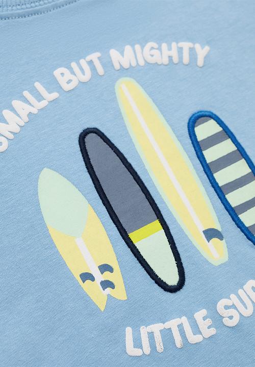 MANGO - T-shirt small - medium blue