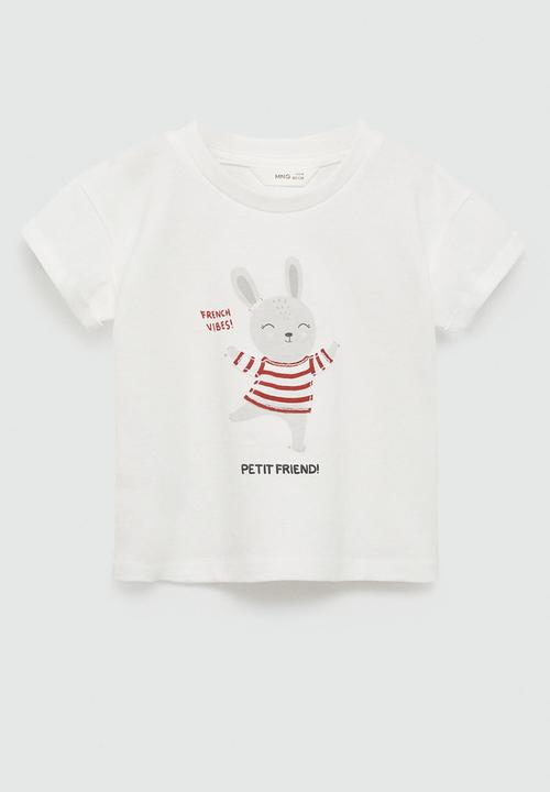 MANGO - T-shirt petit - natural