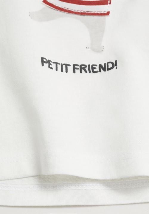 MANGO - T-shirt petit - natural