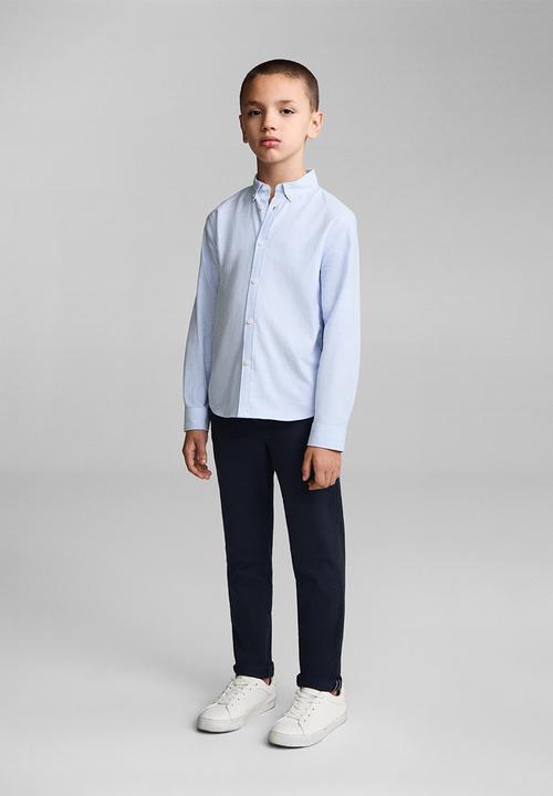 MANGO - Shirt oxfordr - light pastel blue