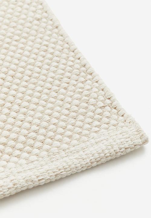 H&M - Cotton rug - off white