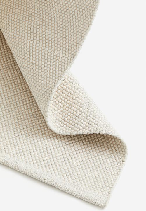 H&M - Cotton rug - off white