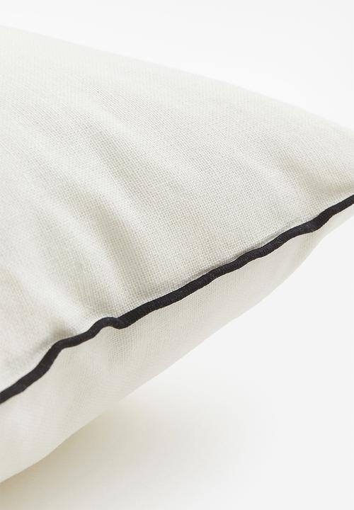 H&M - Linen-blend cushion cover - natural white