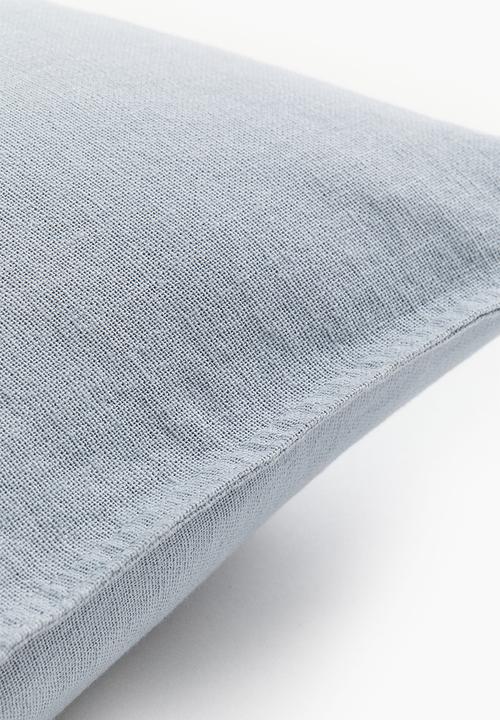 H&M - Linen-blend cushion cover - dusty blue