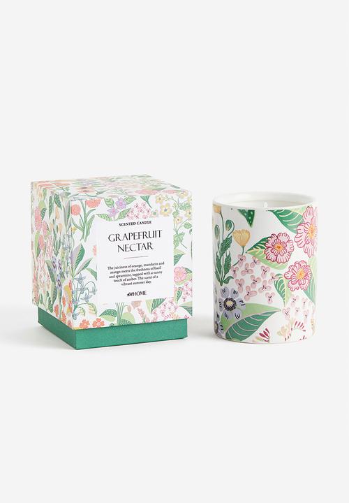 H&M - Scented candle in a ceramic holder - white grapefruit nectar