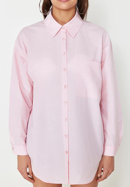 Trendyol - Woven Shirt - Pink