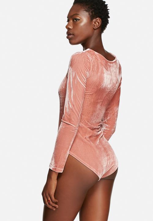Glamorous - Velvet Bodysuit