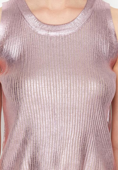 Trendyol - Leaf Knitwear Blouse - Pale Pink