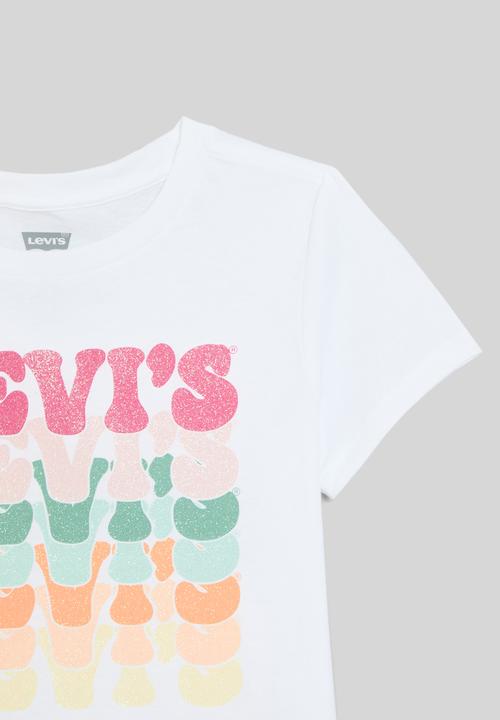 Levi’s® - Lvg organic retro levis short sleeve tee - bright white
