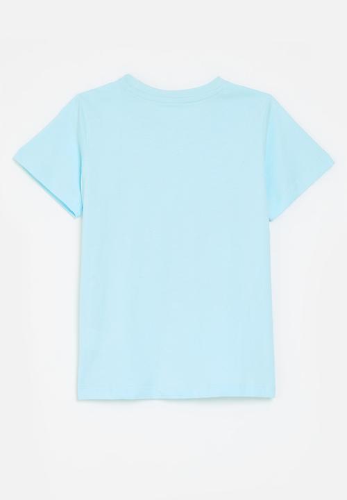 Pop Candy - Printed dino tee - light blue