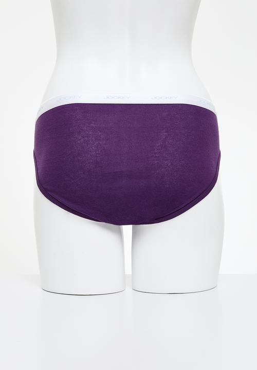 Jockey - 5 Pack plain bikini - multi