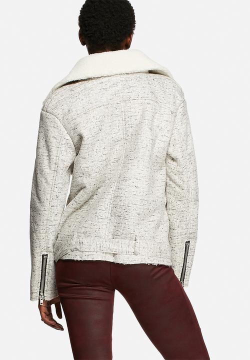 Glamorous - Tweed Biker Jacket