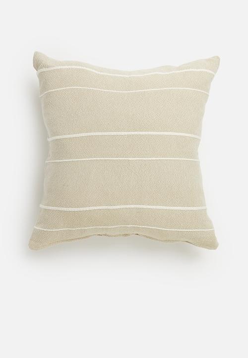 Barrydale Hand Weavers - Contempo cushion cover - stone
