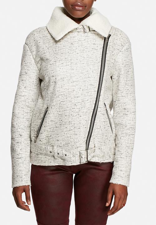 Glamorous - Tweed Biker Jacket