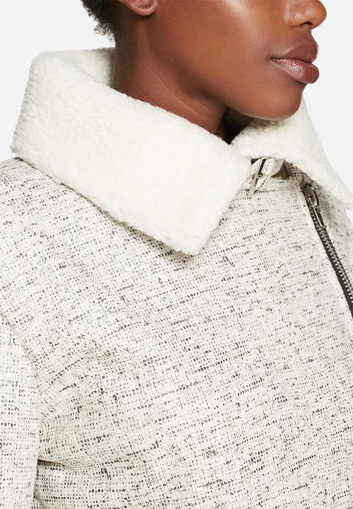 Glamorous - Tweed Biker Jacket