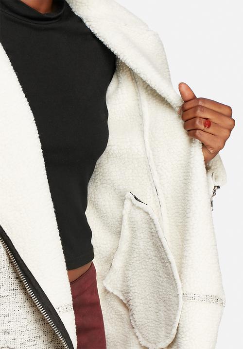 Glamorous - Tweed Biker Jacket
