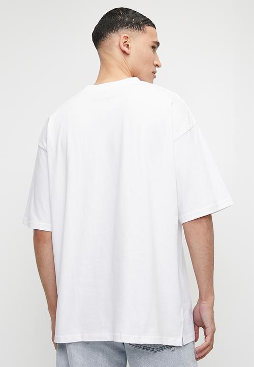 Factorie - Box Fit Unified T-Shirt - White/Uc Neon Asphalt