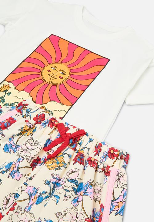 Pop Candy - Printed top and bottom set - multi