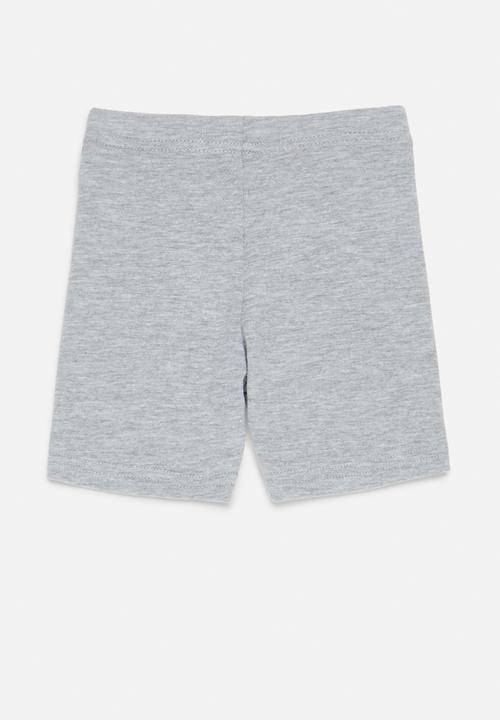Pop Candy - 2 Pack cycling short - black & grey