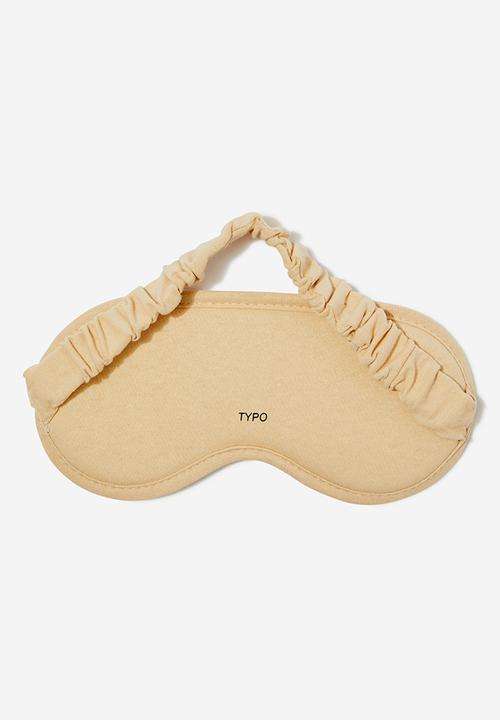 Typo - Off The Grid Eyemask - Gingham/Latte