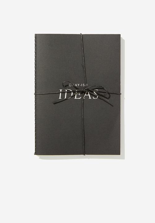 Typo - B6 3 Pack Notebook - Okay-Ish Ideas - Multi 