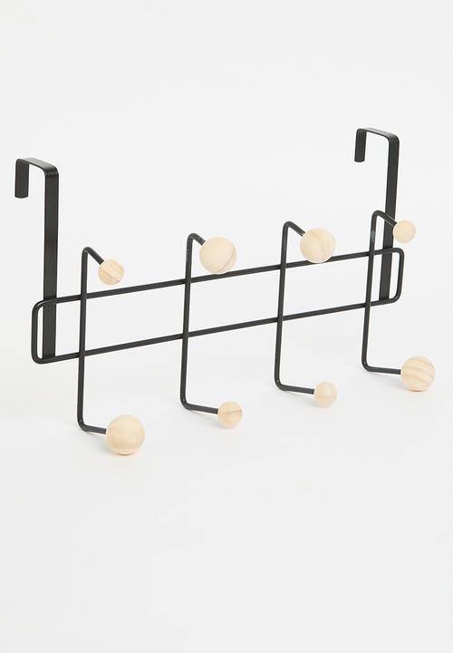 Storage Solutions - Over the door bobble hook - black